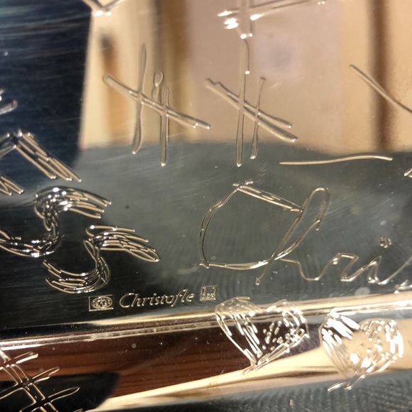 Christofle Silver “Graffiti “ Tray - Picture 11 of 11